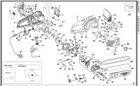 Black & Decker GK2040T Chainsaw Spare Parts TYPE 1